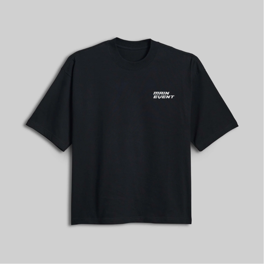 KILA SAVAGE - MAIN EVENT TEE - BLK/WHITE (PREORDER)